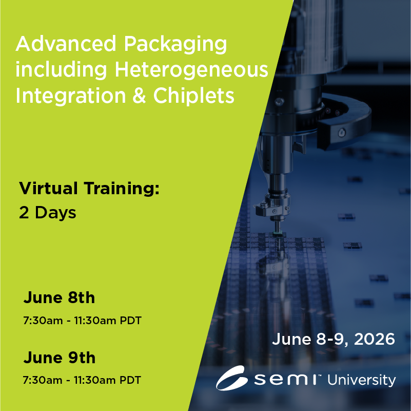 Advanced Packaging including Heterogeneous Integration & Chiplets 6/8