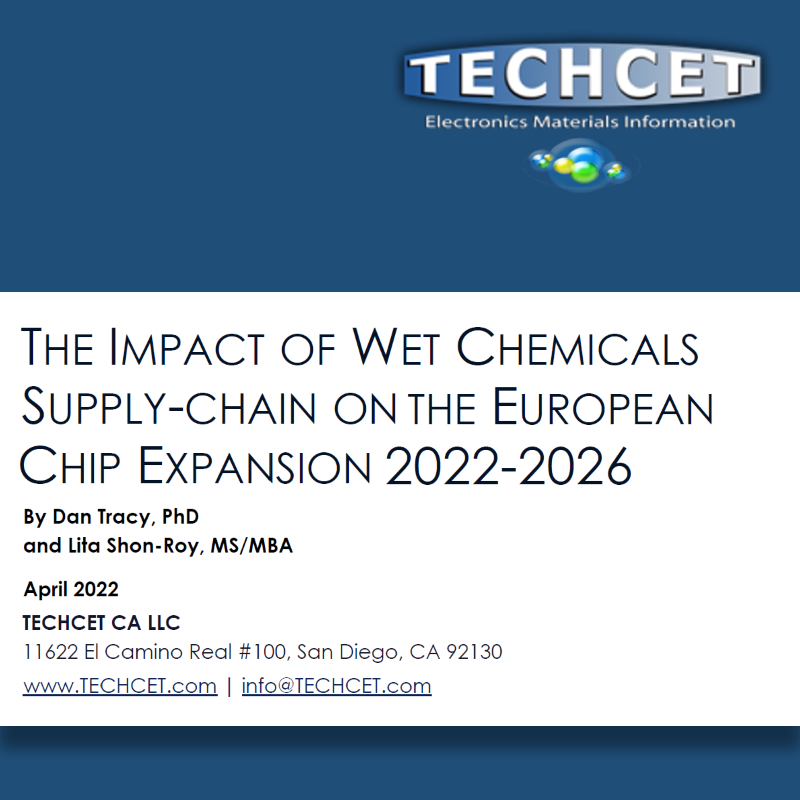 The Impact of Wet Chemicals Supply-chain on the European Chip Expansion 2022-2026 - SEMI Dev 2